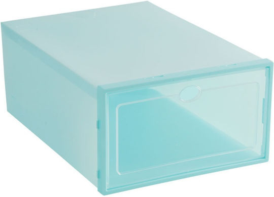Plastic Cutie de Depozitare cu Capac Albastru 21.5x31x12.5cm 1buc