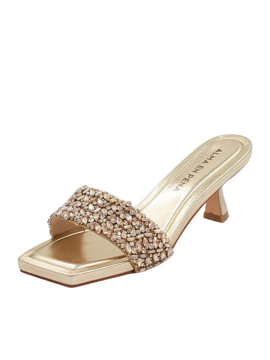 Damen Goldene Mule Alma En Pena V240660 Damen Goldene Mule Alma En Pena V240660