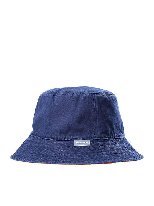 4F Υφασμάτινo Καπέλο Bucket Μπλε