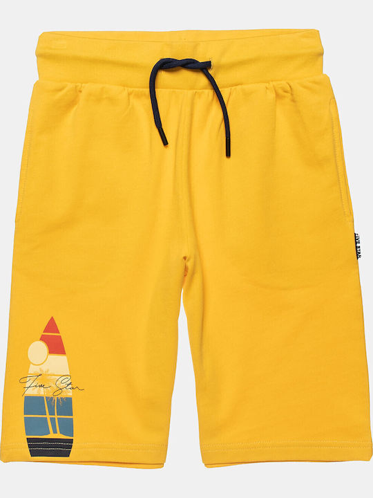 Kids' Set with Shorts Summer 2pcs Yellow Five Star