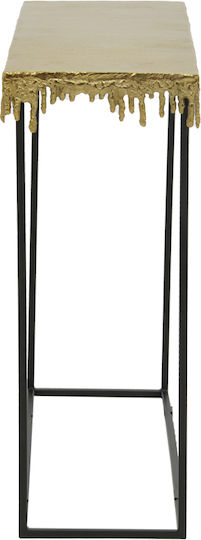 Bulco Consolă Metalică Gold-black L80.5xL28xH72buc