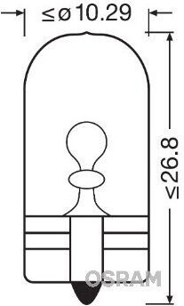 Osram Λάμπες Αυτοκινήτου Ultra Life Blister W5W 12V