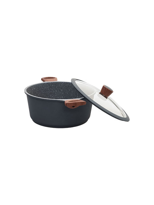 Estia Stone Deep Pot made of Cast Aluminum 6.7lt / 28cm