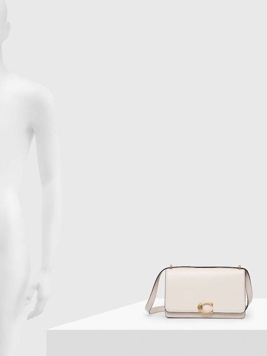 Coach Leder Damen Tasche Schulter Beige