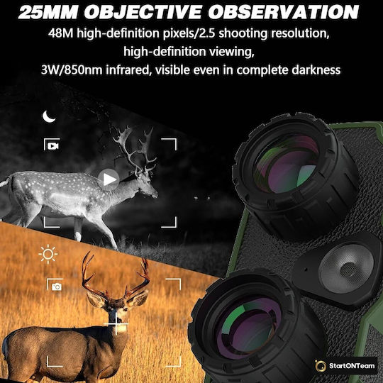 Professional Digital Night Vision Hunting Binoculars Lcd Screen Battery Night Vision 300m Green