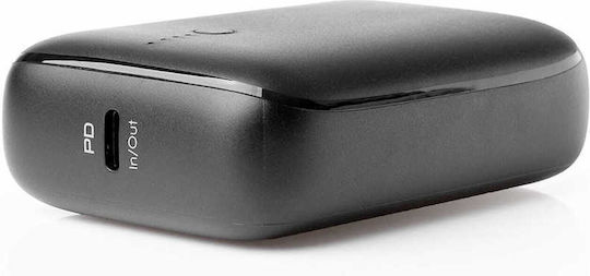 Platinet PMPB10DL104B Power Bank 10000mAh 20W με Θύρα USB-A και Θύρα USB-C Power Delivery Μαύρο
