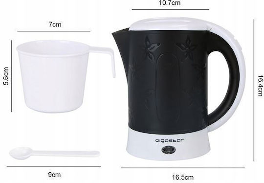 Kettle Travel Size 600ml 650W Black