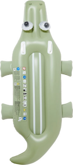 Sunnylife Kinder Pool Schwimmring Liege Keks Krokodil Khaki