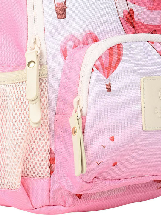 Estia Kid Backpack Σχολική Τσάντα Πλάτης Νηπιαγωγείου Love Ascend με Θήκη για Παγούρι 6lt