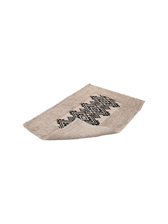 Estia Bath Mat Cotton Oriental 02-5351 Black 40x60cm