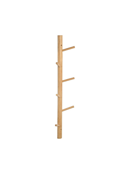 Estia Wooden Wall Hanger with 6 Slots 65x6x15cm 1pc