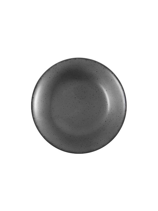 Estia Terra Plate Soup made of Porcelain Gray with Diameter 23cm