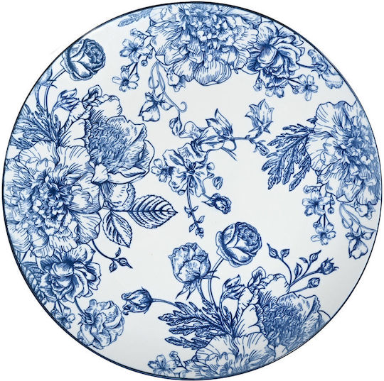 Estia Garden Πιάτο Ρηχό Λευκό με Διάμετρο 27cm