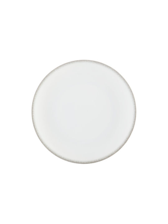 Estia Pearl Plate Shallow made of Porcelain White with Diameter 31cm 6pcs