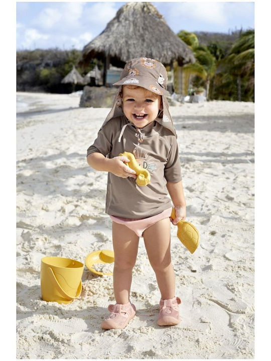 Laessig Kinder Badeanzug Rashguard Choco