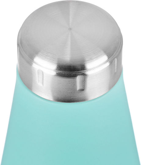 Estia Travel Flask Save the Aegean Ανακυκλώσιμο Μπουκάλι Θερμός Ανοξείδωτο BPA Free 500ml Bermuda Green