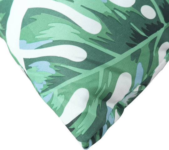 vidaXL Pernă De Canapea Perne Pentru Scaune De Grădină Cu Spătar Verde Waterproof 2 Buc 60x60cm