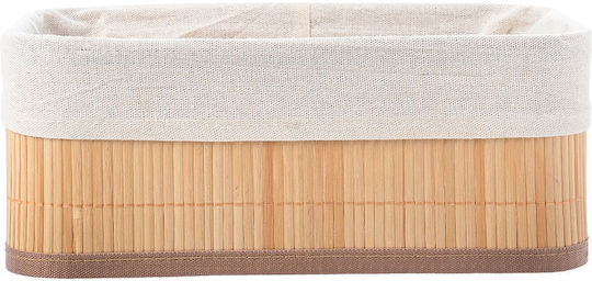 Estia Countertop Organizer Case Bamboo Essentials Beige