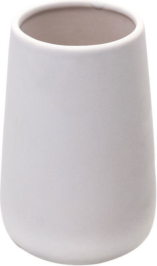 Estia Countertop Cup Holder Bamboo Essentials White
