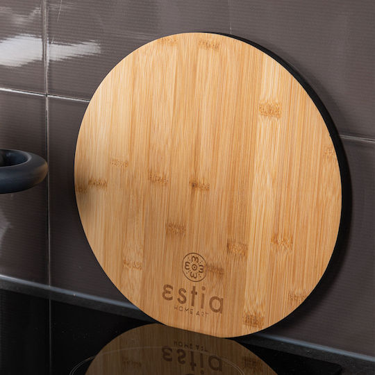Estia Round Bamboo Chopping Board Brown 28x28cm