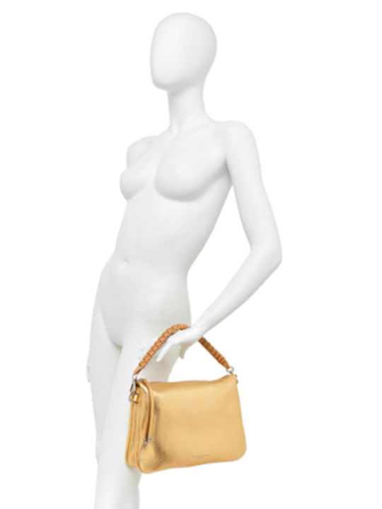 Gianni Chiarini Leder Damen Tasche Schulter Gold