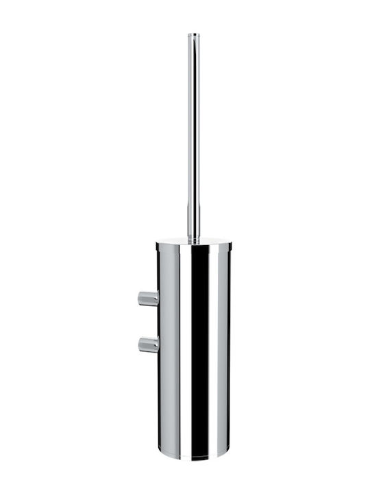 Verdi Metallisch Badezimmer Toilettenbürste Silber