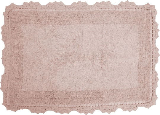 Anna Riska Πατάκι Μπάνιου Βαμβακερό Στρογγυλό Lace 1 421085 Blush Pink Φ60εκ. Anna Riska Πατάκι Μπάνιου Βαμβακερό Στρογγυλό Lace 1 421085 Blush Pink Φ60εκ.