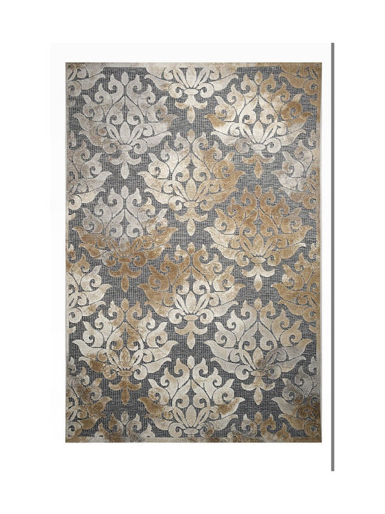 Tzikas Carpets Boheme Teppich Außenbereich Rechteckig Beige-Brown-Brown-Grey-Gold