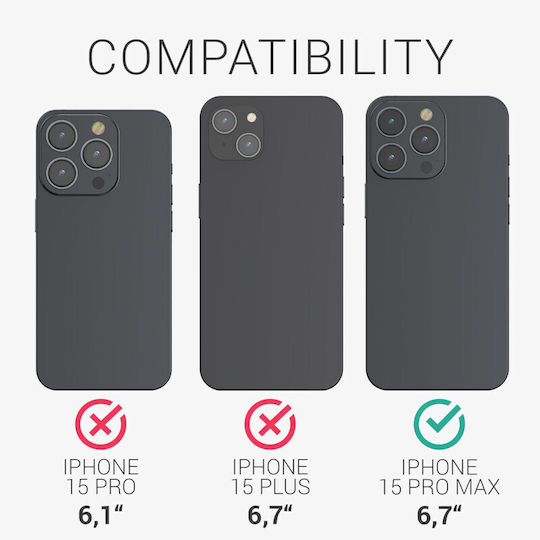 Kalibri Back Cover Σιλικόνης Μπλε (iPhone 15 Pro Max)