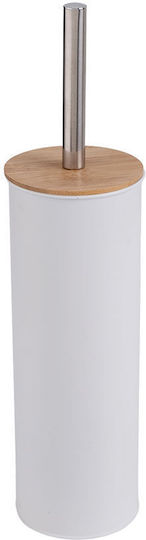Estia Bamboo Essentials Inox Toilet Brush White