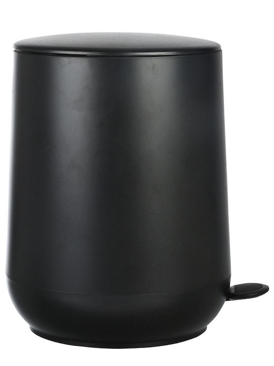 Estia Fjord Plastic Bathroom Basket Soft Close 5lt Black