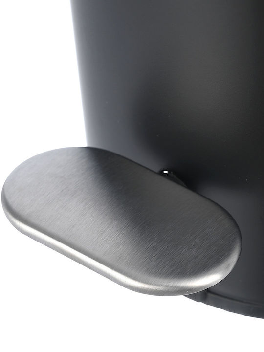 Estia Metallic Bathroom Basket Soft Close 5lt White