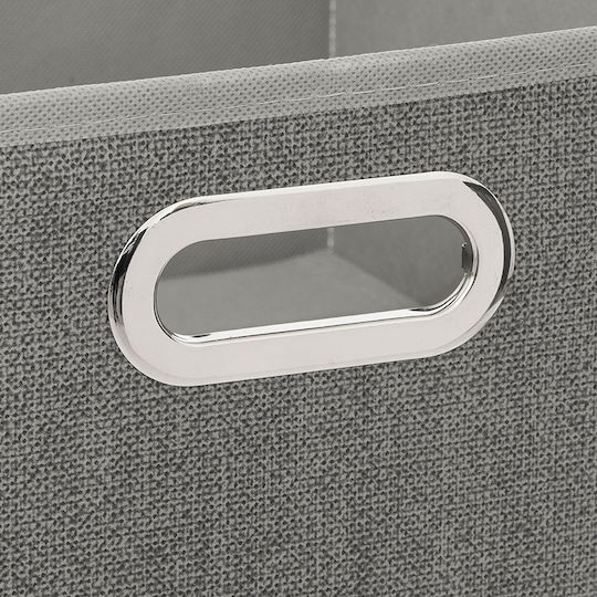 Fabric Storage Box Gray 31x31x15cm