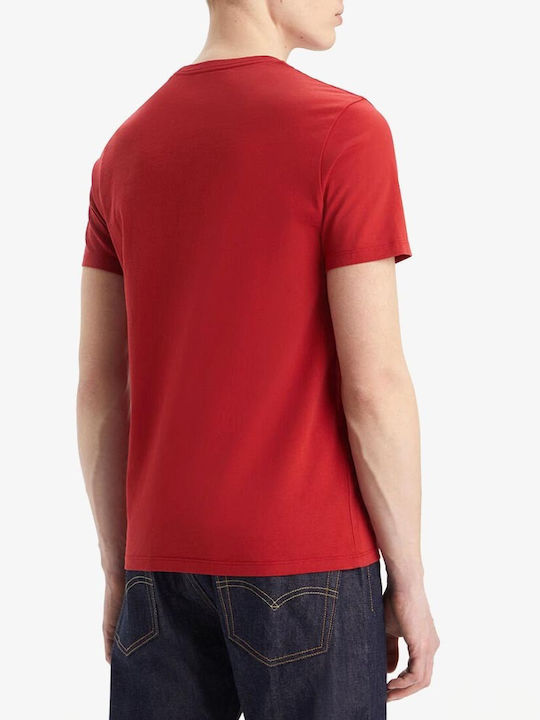 Levi's Original Hm Men's Short Sleeve T-shirt Red