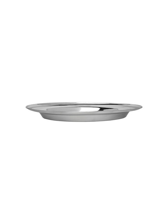 Estia Platou de Servire Oval Inox Argint 30x20buc 1buc