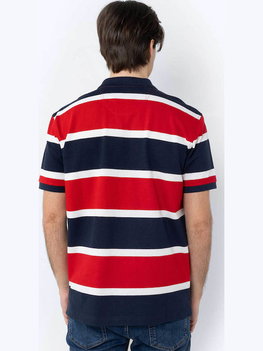 Acorn B Polo Short Sleeve Blouse Red