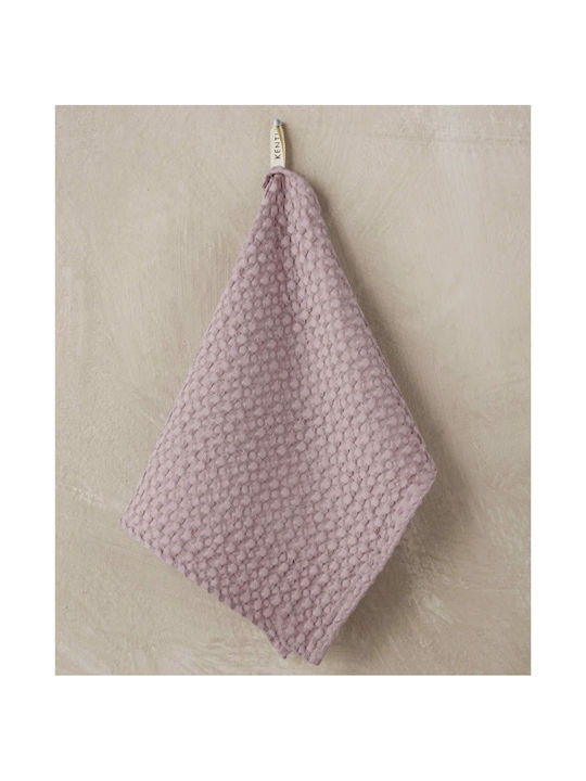 Kentia Waffle Lavare Towel made of 100% Cotton in Pink Color 40x60cm 000074511 1pcs