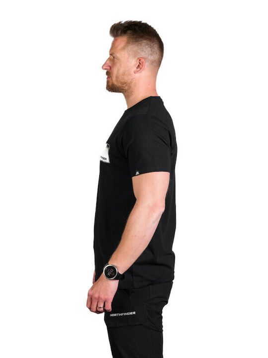 Northfinder Herren Wander-T-Shirt Dusty Tr-3956or Schwarz