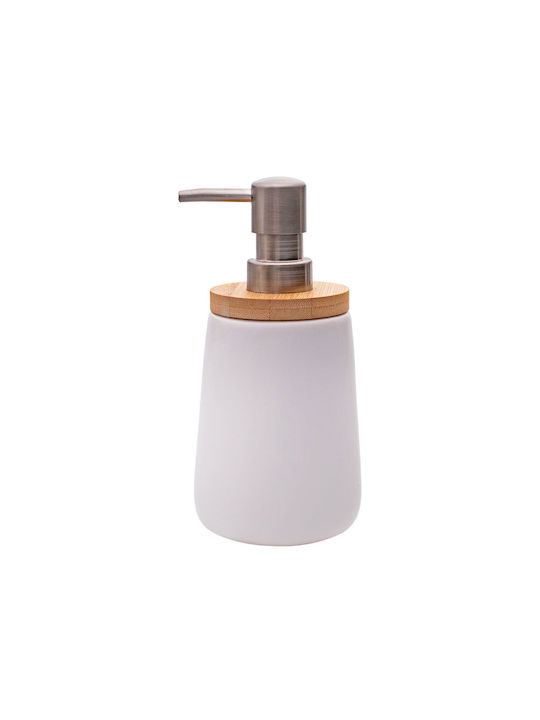 Estia Bamboo Dispenser din Porțelan Alb 360ml