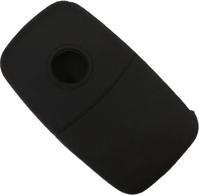 Car Key Cover Case made of with 3 Buttons for VW / Seat / Skoda in Black Color