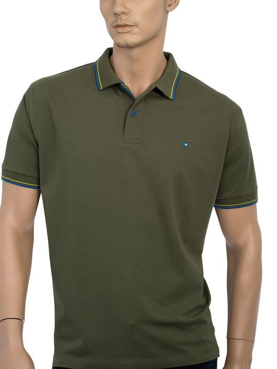 Visconti Herren Kurzarmshirt Polo Haki