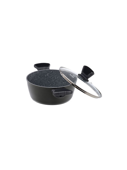Estia Cuisson Tiefer Topf aus Aluminium 2.3Es / 20cm