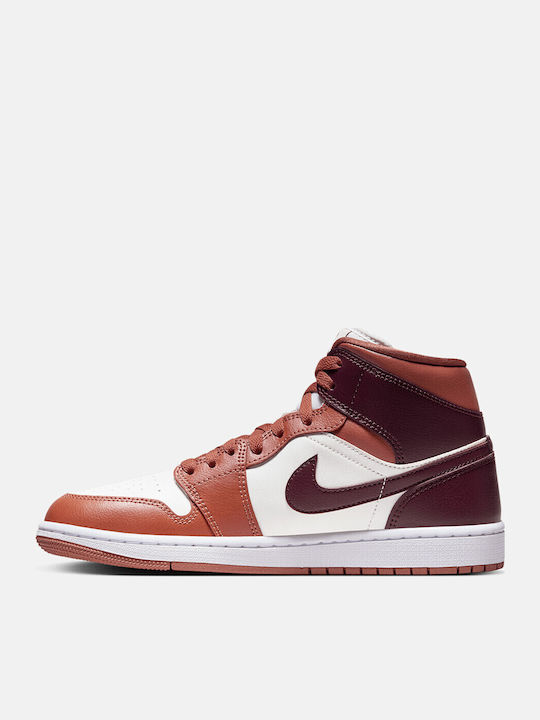 Air  1 Mid Boots Orange