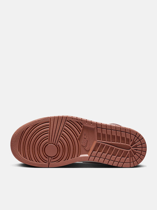 Air  1 Mid Boots Orange