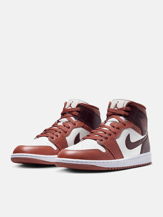 Air  1 Mid Boots Orange