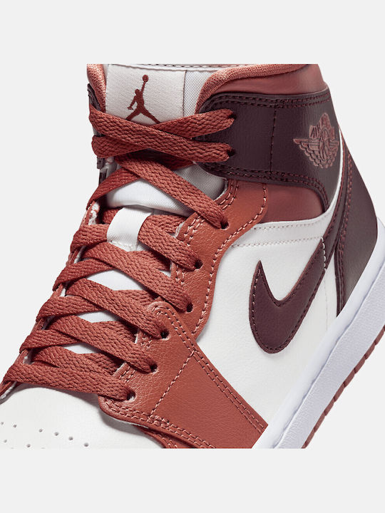 Air  1 Mid Boots Orange