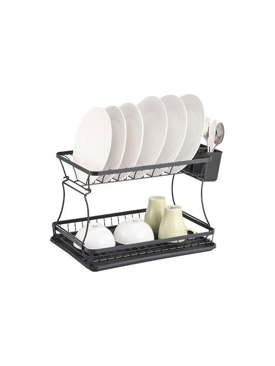 Estia Metallic Black Sink Strainer 42x29x31cm
