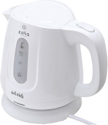 Estia Gusto Kettle 1lt 1100W White