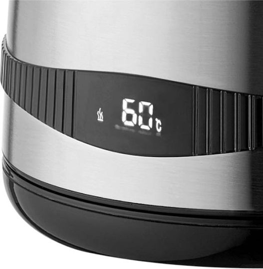 Estia Precision Βραστήρας 1.7lt 2200W Ασημί