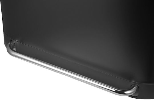 Estia Кошче Soft Close за Рециклиране Пластмасов с Педал Черен 60л